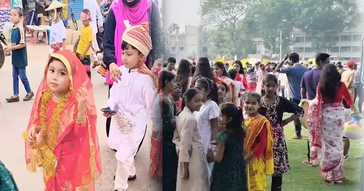 জীবননগরে বর্ণিল আয়োজনে বৈশাখী মেলা