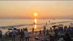 বর্ষবরণে কুয়াকাটায় পর্যটকের ঢল