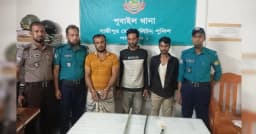 পূবাইলে ডাকাতির প্রস্তুতিকালে ৩ ডাকাত আটক