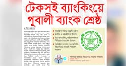 টেকসই ব্যাংকিংয়ে পূবালী ব্যাংক শ্রেষ্ঠ