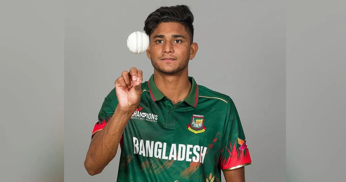 আইসিসির মাসসেরা হলেন বাংলাদেশের তরুণ পেসার নাহিদ রানা