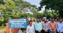বাঞ্ছারামপুরে বন্ধ তাঁতকেন্দ্র চালুর উদ্যোগ, পরিদর্শনে চেয়ারম্যান