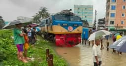 যে কারণে ছয় দিন পানির নিচে চট্টগ্রাম-কক্সবাজার রেলপথ