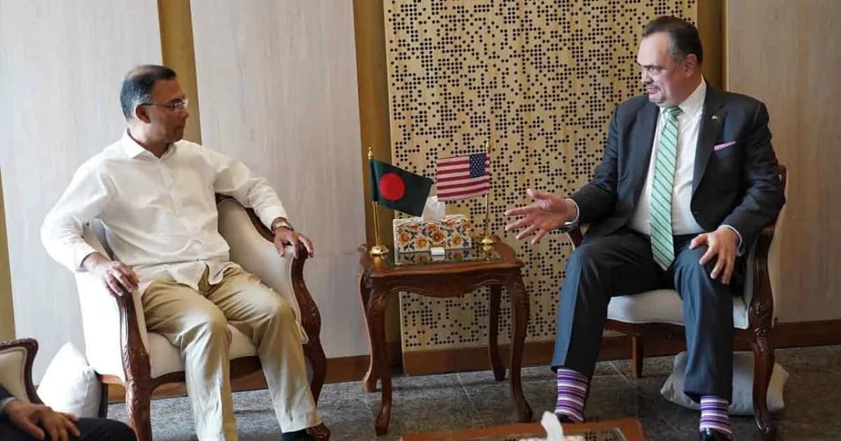 প্রধানমন্ত্রী তারেক রহমানের সঙ্গে মার্কিন রাষ্ট্রদূতের বৈঠক