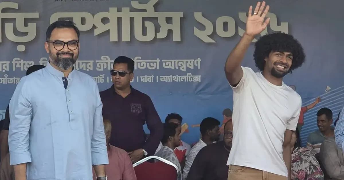 ব্যস্ত সময়েও তরুণদের পাশে হামজা, ক্রীড়া প্রতিমন্ত্রীকে ধন্যবাদ