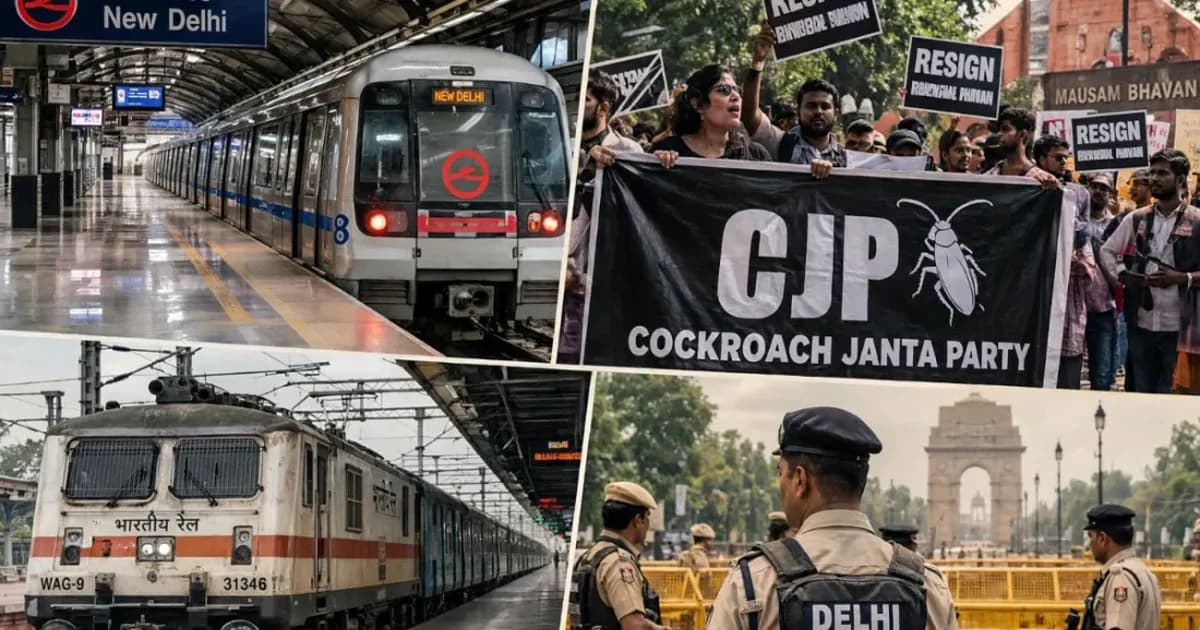দিল্লিতে বিক্ষোভ ঘিরে ২৩ হাজার পুলিশ, বন্ধ মেট্রো-বাতিল ট্রেন