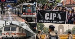 দিল্লিতে বিক্ষোভ ঘিরে ২৩ হাজার পুলিশ, বন্ধ মেট্রো-বাতিল ট্রেন