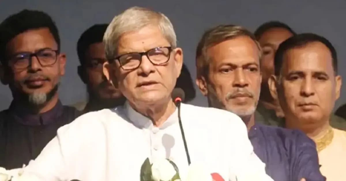বিতর্ক ভালো, তবে অপপ্রচার ও মিথ্যা ভালো না: মির্জা ফখরুল