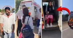 চলন্ত অ্যাম্বুল্যান্সে দুই তরুণের সঙ্গে আপত্তিকর অবস্থায় তরুণী!