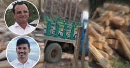 রোয়াংছড়িতে বন উজাড়ের মহোৎসব, রেঞ্জ কর্মকর্তার ছত্রছায়ায় কমল তঞ্চঙ্গ্যার কাঠ পাচার