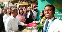 বইমেলায় সার্ক কৃষি কেন্দ্রের স্টল পরিদর্শন করলেন প্রধানমন্ত্রী