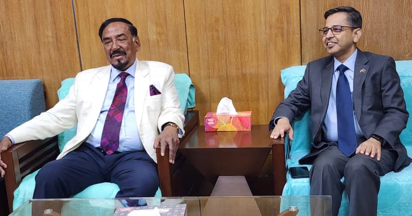 মুক্তিযুদ্ধ বিষয়ক মন্ত্রীর সঙ্গে ভারতের হাইকমিশনারের সৌজন্য সাক্ষাৎ