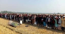 শিশু সাজিদের জানাজায় হাজারো মানুষের ঢল, দাফন সম্পন্ন