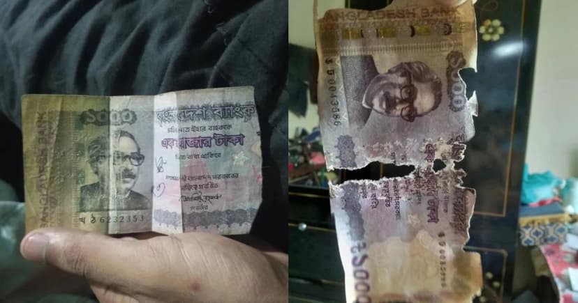 ছেঁড়া-ফাটা ও ময়লা নোট নিয়ে কেন্দ্রীয় ব্যাংকের কঠোর হুঁশিয়ারি