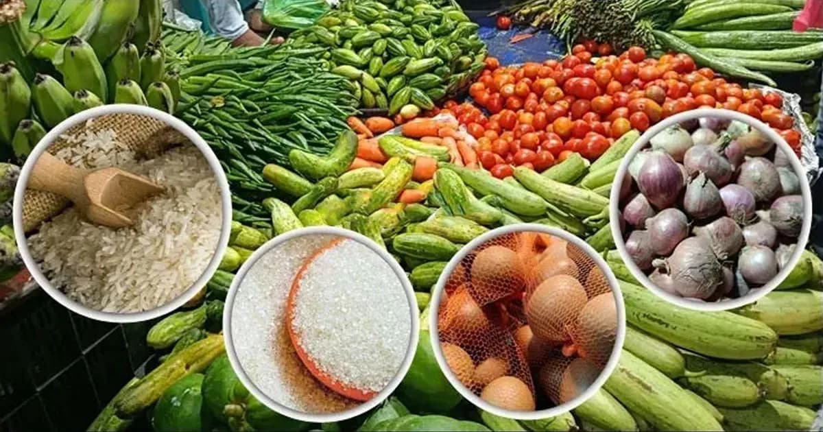 চাল, ডিম ও পেঁয়াজের বাজারে ঊর্ধ্বগতি, কমেছে মুরগি-সবজির দাম