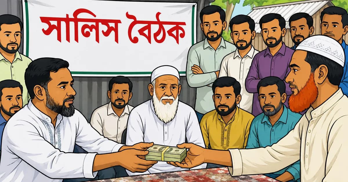বিয়ের দাবিতে অনশন করা তরুণীর বাবা এক লাখ টাকায় আপোষ