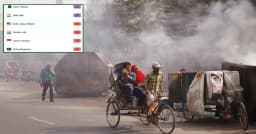 আজও ঢাকার বাতাস অস্বাস্থ্যকর, বিশ্ব তালিকায় স্থান কত?