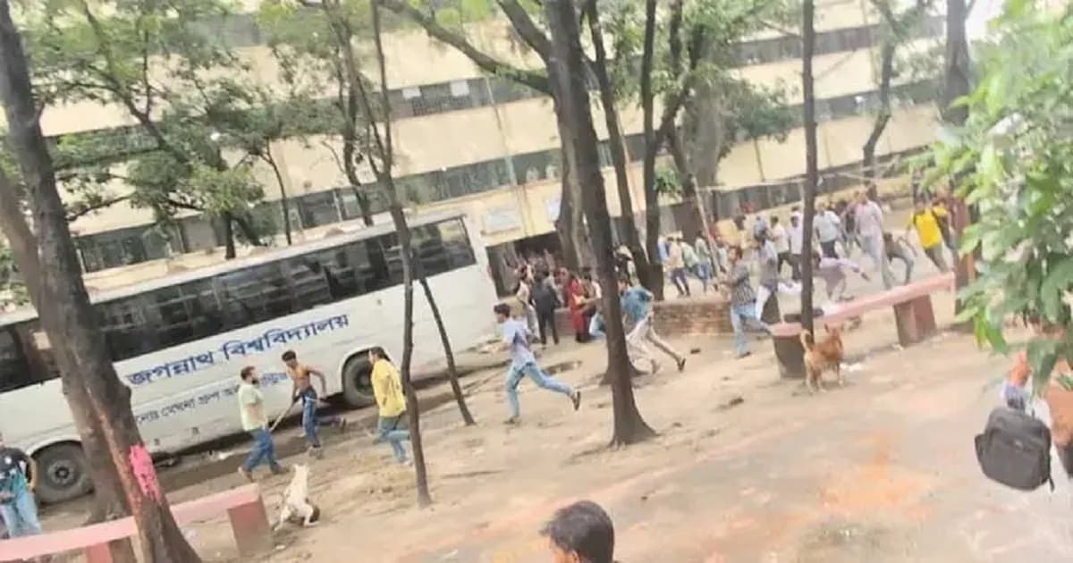 জবি ছাত্রদলের দুই গ্রুপের মধ্যে আবারও সংঘর্ষ