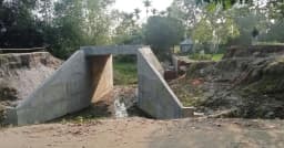 বৃষ্টিতে ডোবে বিকল্প পথ, গর্ত পেরিয়ে চলাচল ডিমলার বাসিন্দাদের