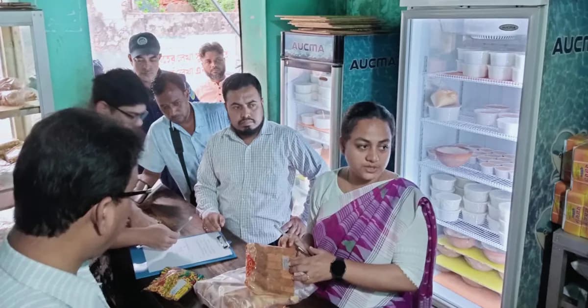 ময়মনসিংহে মোবাইল কোর্টের অভিযান, দুই প্রতিষ্ঠানকে জরিমানা