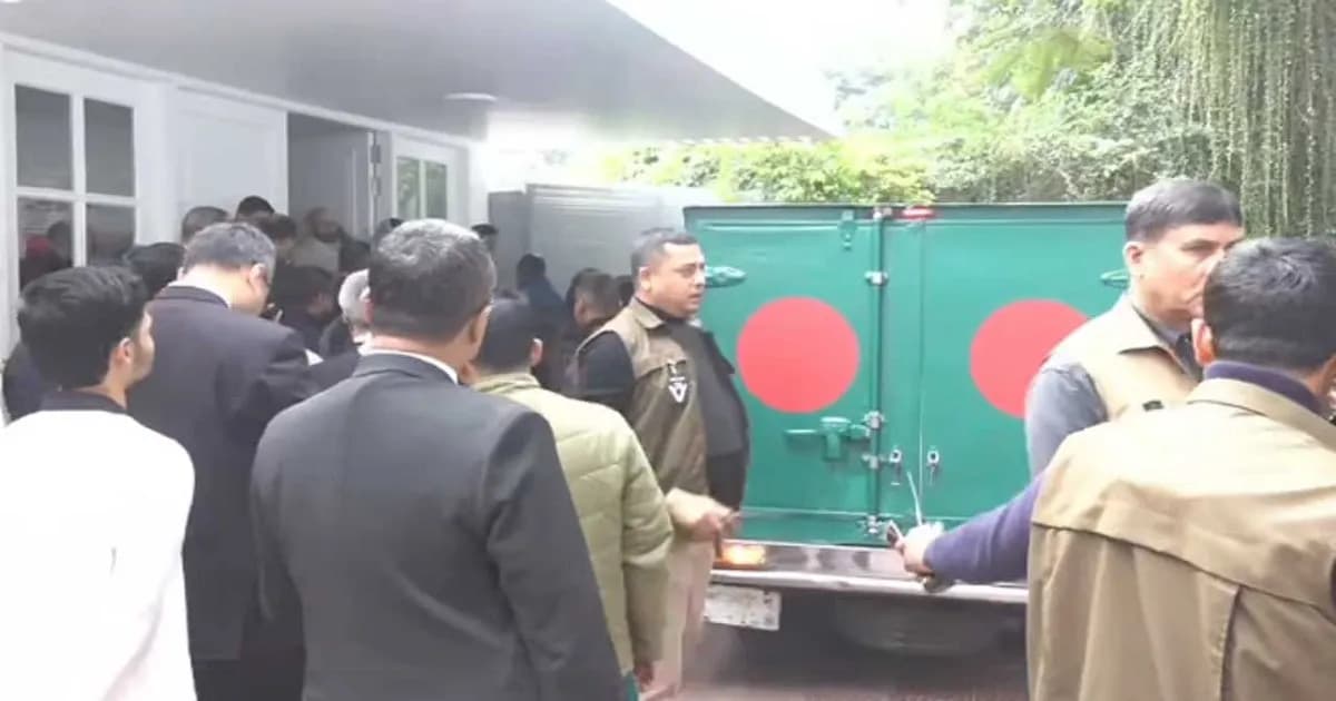 শেষ বিদায়ে গুলশানে খালেদা জিয়া, ছেলের বাসায় ফিরল নিথর দেহ