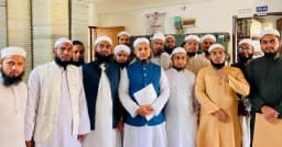 ঢাকা–১৮ আসনে খেলাফত মজলিসের প্রার্থী মুফতি নেয়ামতুল্লাহ আমিন