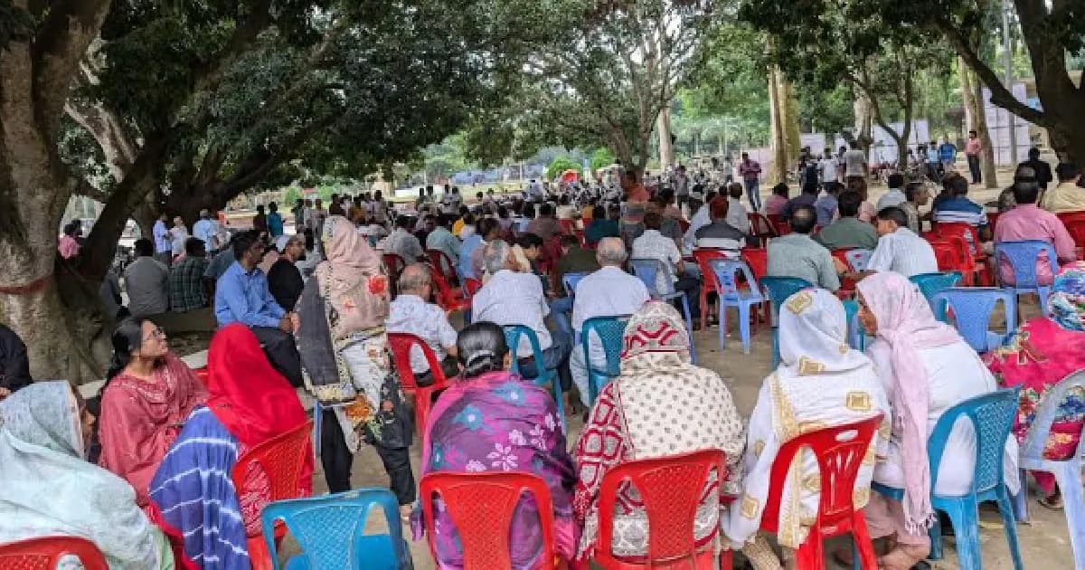 রাবিতে ছাত্রশিবিরের মানববন্ধনের পর ৭ দিনের জন্য শাটডাউন স্থগিত