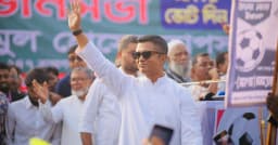 নবীনগরে কাজী নাজমুল হোসেন তাপসের নির্বাচনী জনসভা