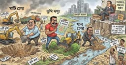 কে ক্ষমতাধর মাটি চোর, ভূমি দস্যু, খাল চোর না কি সরকার?