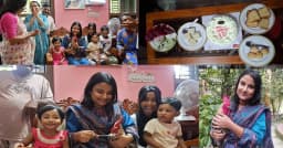 রাজশাহীতে কেক কেটে ধুমধাম করে মোরগের জন্মদিন পালন