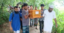 মৃত্যুর ২৫ দিন পর দেশে ফিরল ইরাকপ্রবাসী রেজাউলের মরদেহ