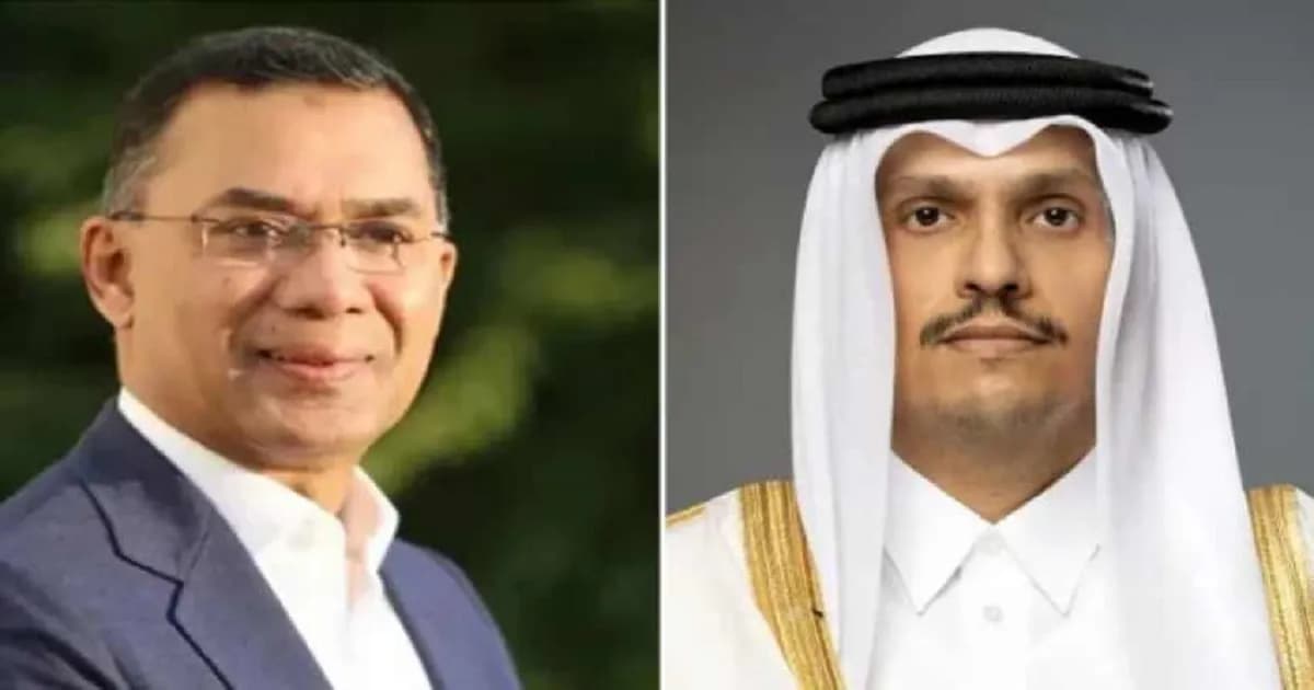 তারেক রহমানের সঙ্গে কাতারের পররাষ্ট্র মন্ত্রীর ফোনালাপ