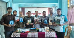 সিংড়া স্মার্ট প্রেসক্লাবকে ৫০টি বই উপহার দিল শিক্ষার্থী সংগঠন