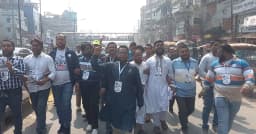 সাভার পৌর শ্রমিক দলের উদ্যোগে নির্বাচনী প্রচারণা