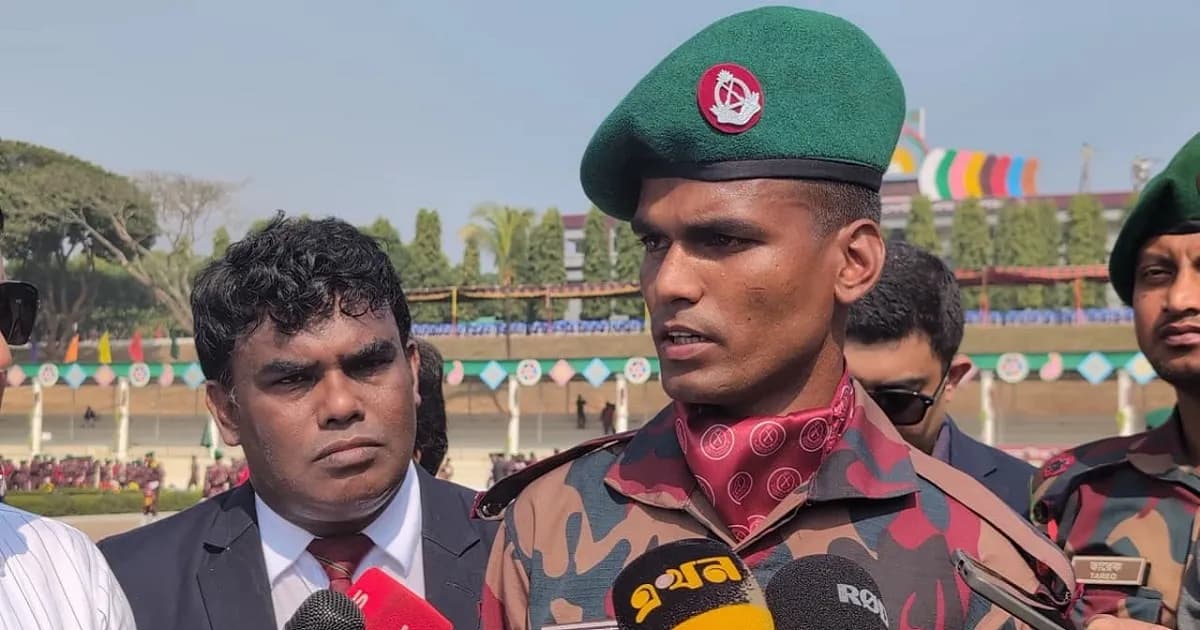 সীমান্ত রক্ষায় শপথ নিলেন সেই ফেলানীর ছোট ভাই আরফান হোসেন