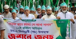 এনায়েতপুর দরবার শরীফে ঈদে মিলাদুন্নবী উদযাপনে মানুষের ঢল
