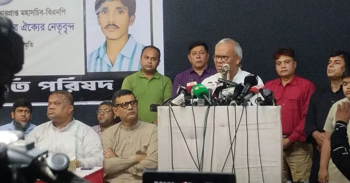 সরকার অন্যায়ের বিরুদ্ধে কঠোর পদক্ষেপ নিলে জনগণ পাশে থাকবে: রিজভী