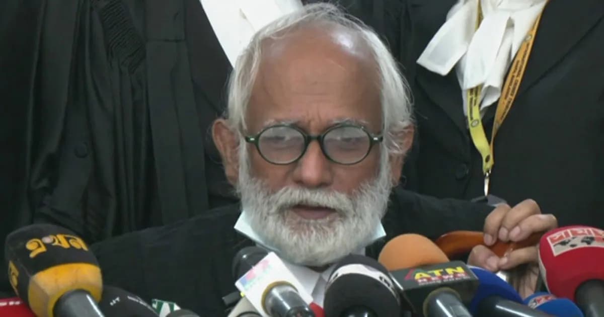 শেখ হাসিনার পক্ষে আদালতে লড়বেন না জেড আই খান পান্না