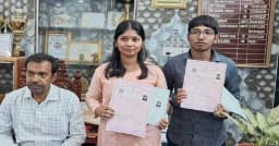 যমজ ভাই-বোনের চমক : একই দিনে জন্ম, একই পরীক্ষায় একই নম্বর