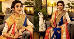 মায়ের বিয়ের শাড়িতে জয়া আহসান