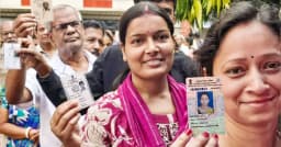 পশ্চিমবঙ্গে শেষ দফায় চলছে ভোটগ্রহণ