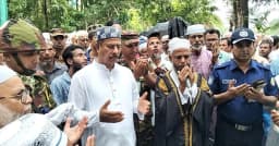 বাকেরগঞ্জে মুক্তিযোদ্ধা কমান্ডার কেরামত আলীর রাষ্ট্রীয় মর্যাদায় দাফন