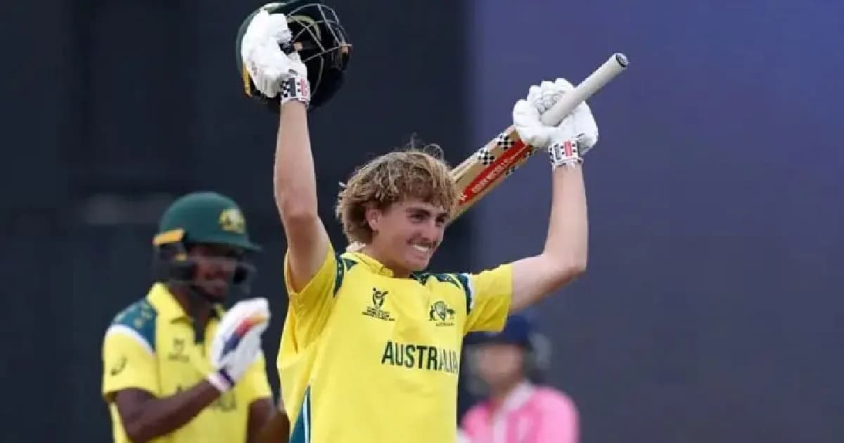 অনূর্ধ্ব-১৯ বিশ্বকাপ: দ্রুততম সেঞ্চুরির বিশ্বরেকর্ড অস্ট্রেলিয়া ওপেনারের