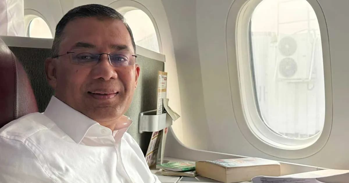 সিলেট থেকে ঢাকার পথে তারেক রহমান