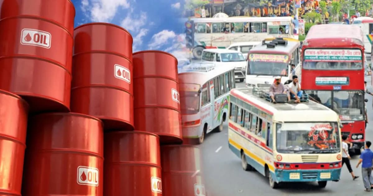 ডিজেলের দাম বাড়ায় কিমি প্রতি ৪.০৫ টাকা ভাড়া চান বাস মালিকরা