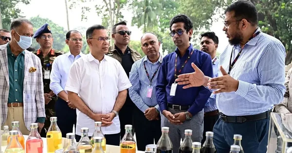 বর্জ্য থেকে তেল উৎপাদনের প্রকল্প দেখলেন প্রধানমন্ত্রী তারেক রহমান