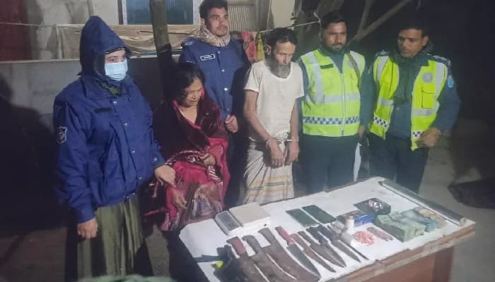 আড়াইহাজারে ইয়াবা ও নগদ টাকাসহ স্বামী-স্ত্রী আটক