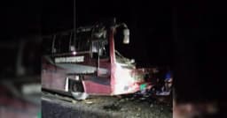 মধুখালীতে ভয়াবহ দুর্ঘটনার কবলে পূর্বাশা পরিবহন, নিহত ১