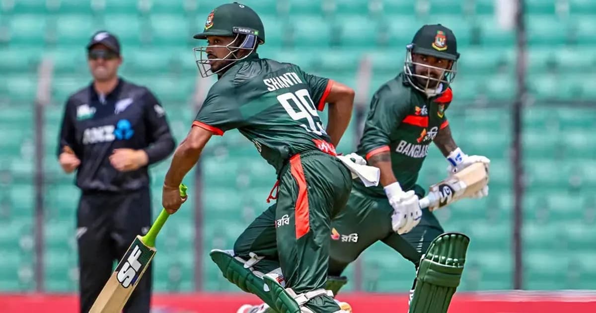 শান্তর সেঞ্চুরি, লিটনের ফিফটিতে ২৬৫ রানের সংগ্রহ বাংলাদেশের