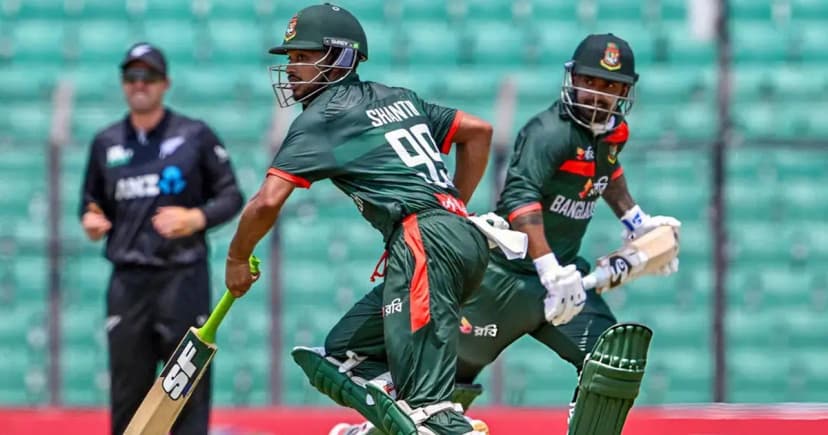 শান্তর সেঞ্চুরি, লিটনের ফিফটিতে ২৬৫ রানের সংগ্রহ বাংলাদেশের